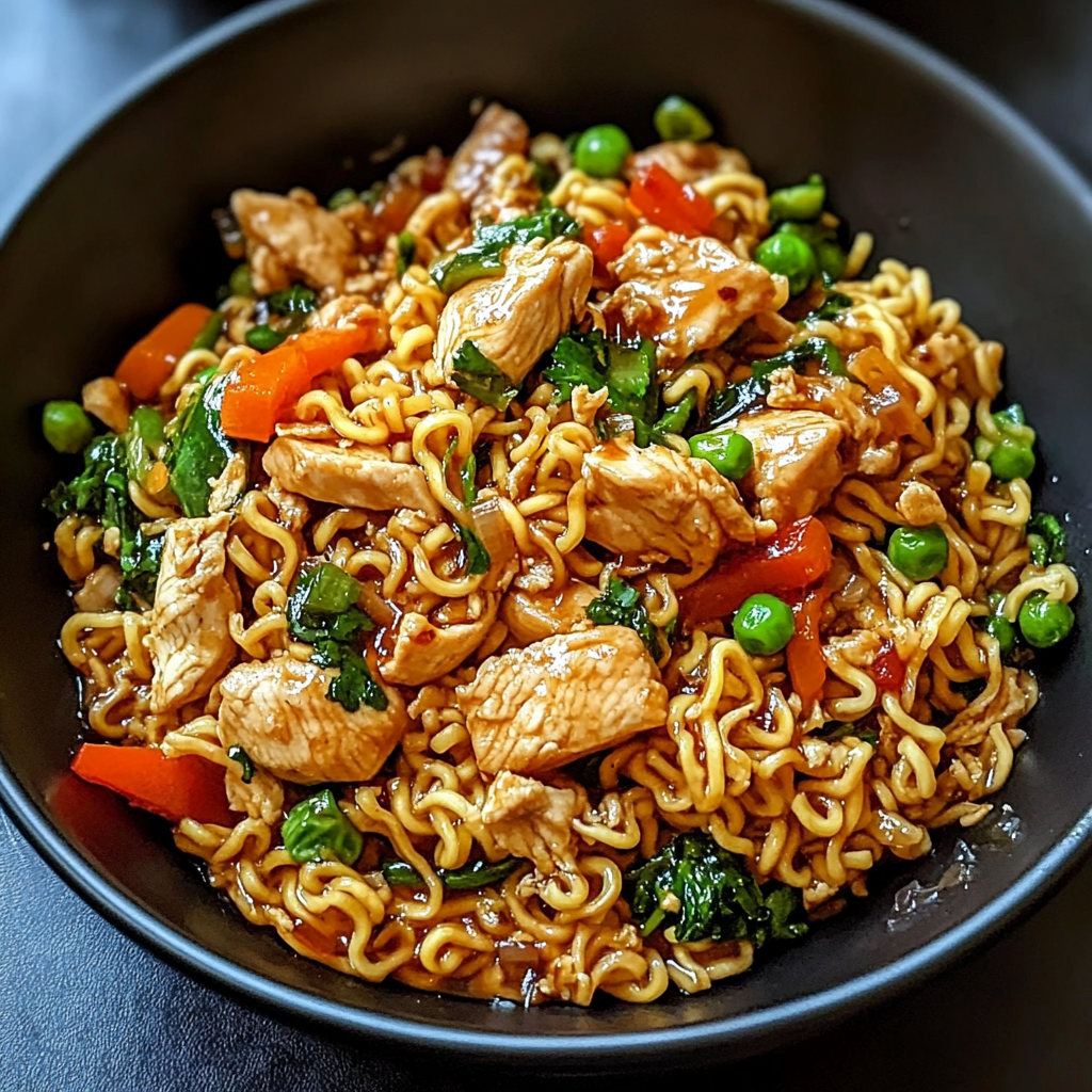 Easy and Flavorful Chicken Ramen Stir-Fry