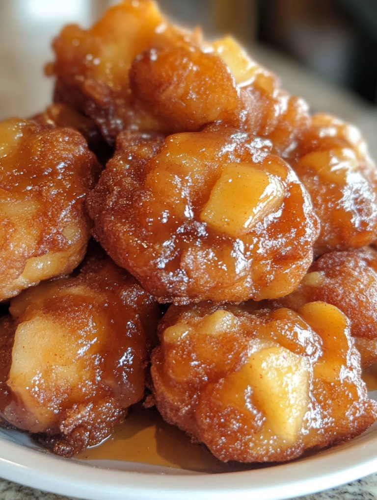 Oven-Baked Apple Fritters