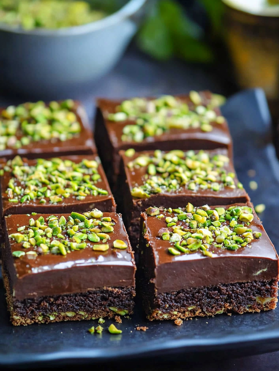 Dubai-Style Pistachio Kunafa Brownies – A Luxurious Dessert (3)