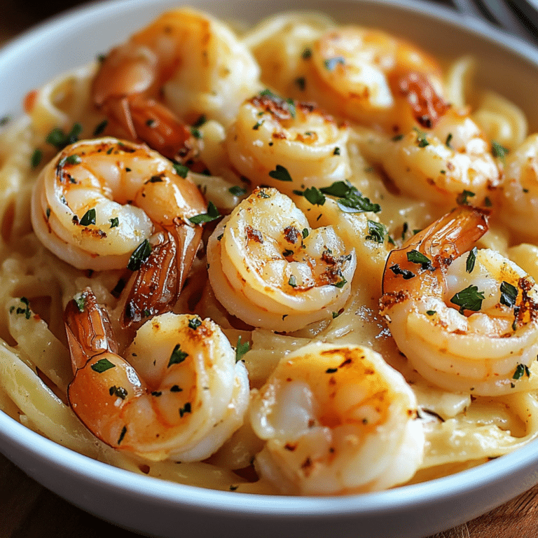 Cheesy Shrimp Scampi Pasta Bake – A Cozy & Flavorful Dish