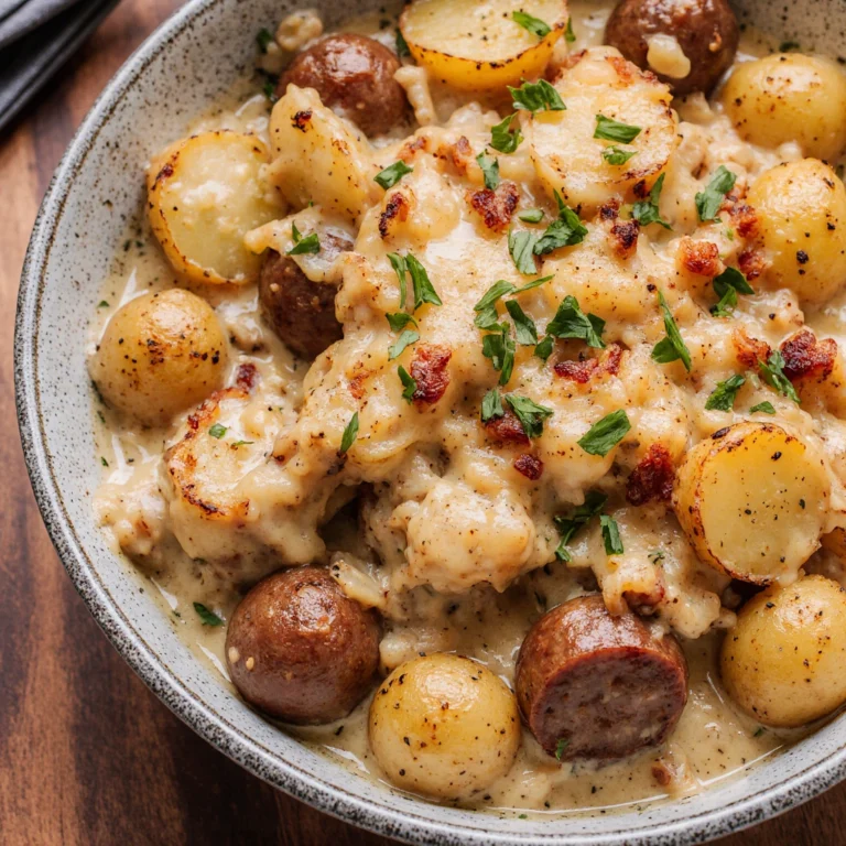 Irresistible Cheesy Ranch Smoked Sausage and Potato Bake: The Ultimate Easy Comfort Food Recipe