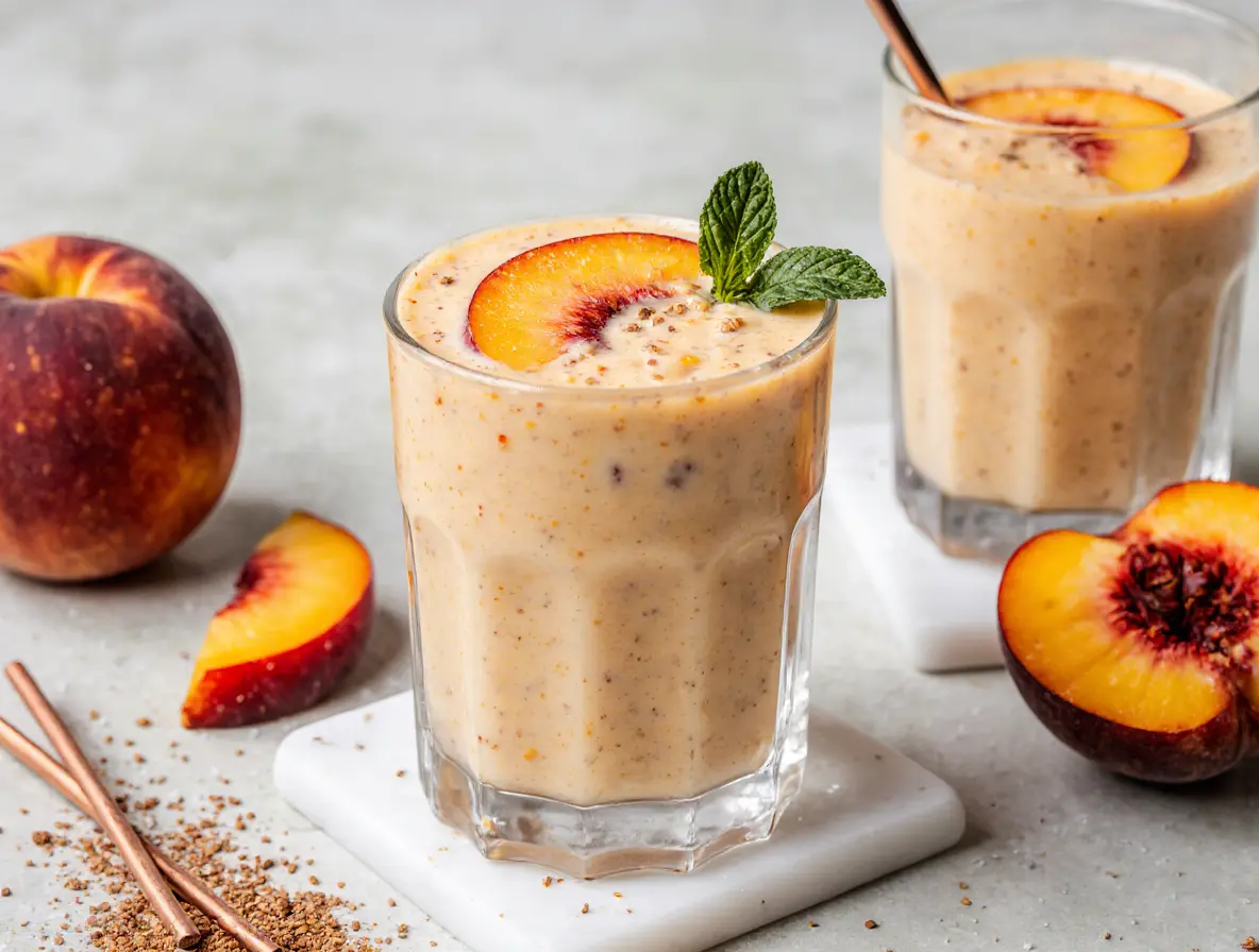 Refreshing Summer Peach Smoothie