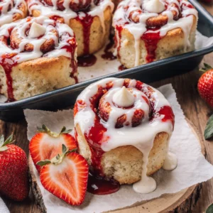 Ultimate Strawberry Cheesecake Cinnamon Rolls Recipe: Soft, Sweet & Gooey Brunch Bliss