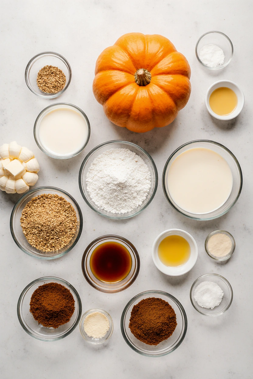 Freshly baked pumpkin cinnamon rolls drizzled with cream cheese glaze on a fall-inspired table.