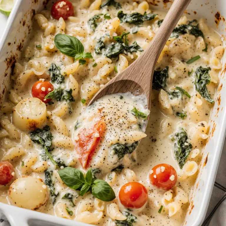 Boursin Orzo Bake