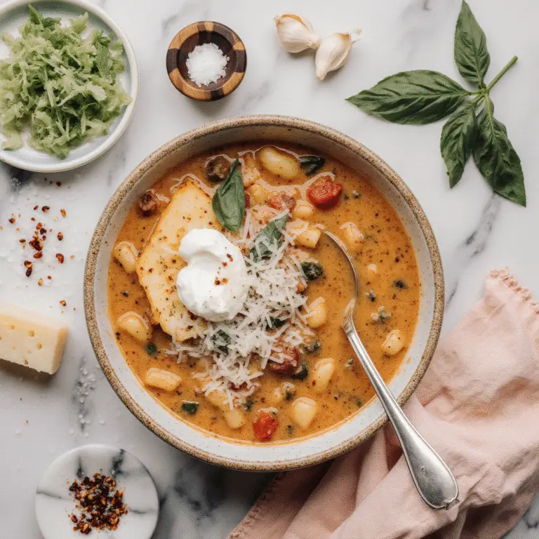 Creamy Lasagna Soup Recipe