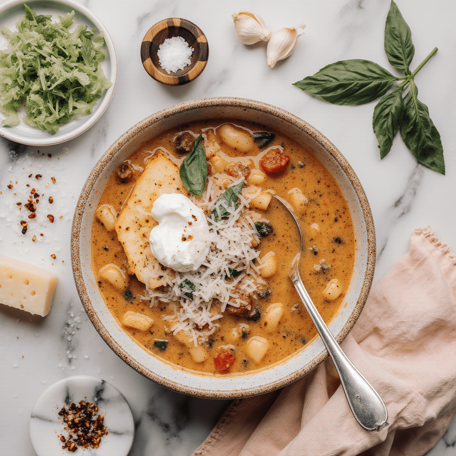 Creamy Lasagna Soup Recipe