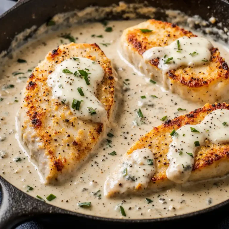 Chicken in creamy ranch sauce
