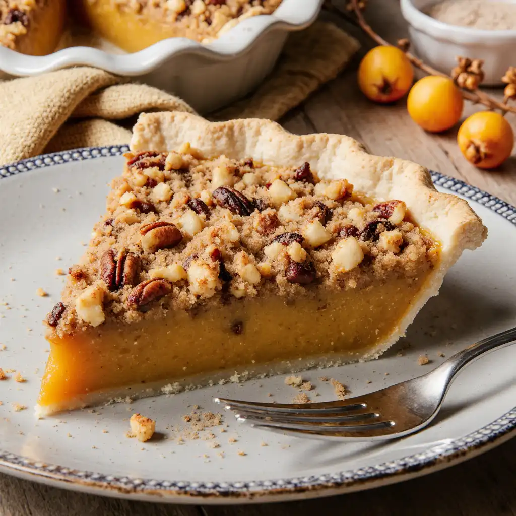 Potato Pie with Irresistible Pecan
