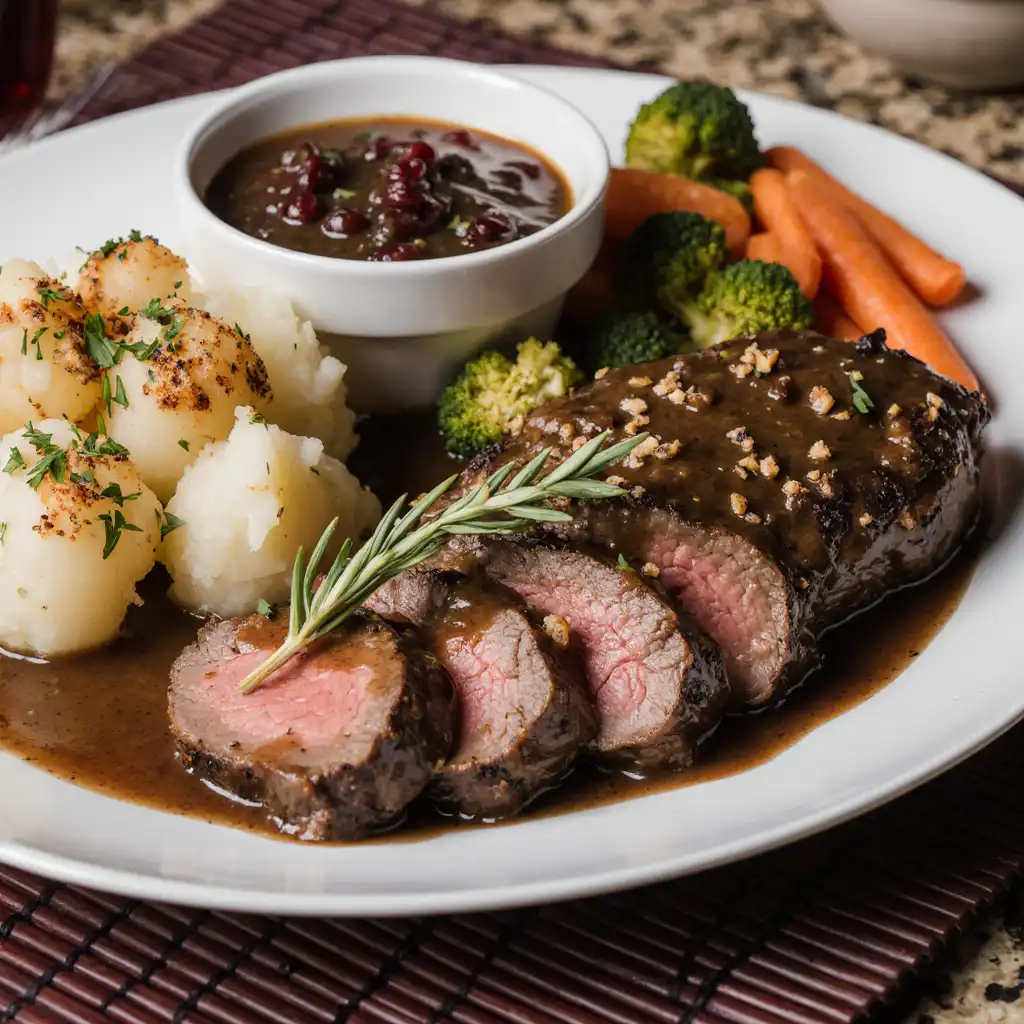 Roast Beef with Gravy