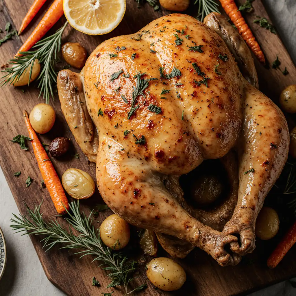 Roast Chicken with Herbs