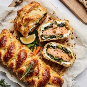 Salmon Wellington recipe
