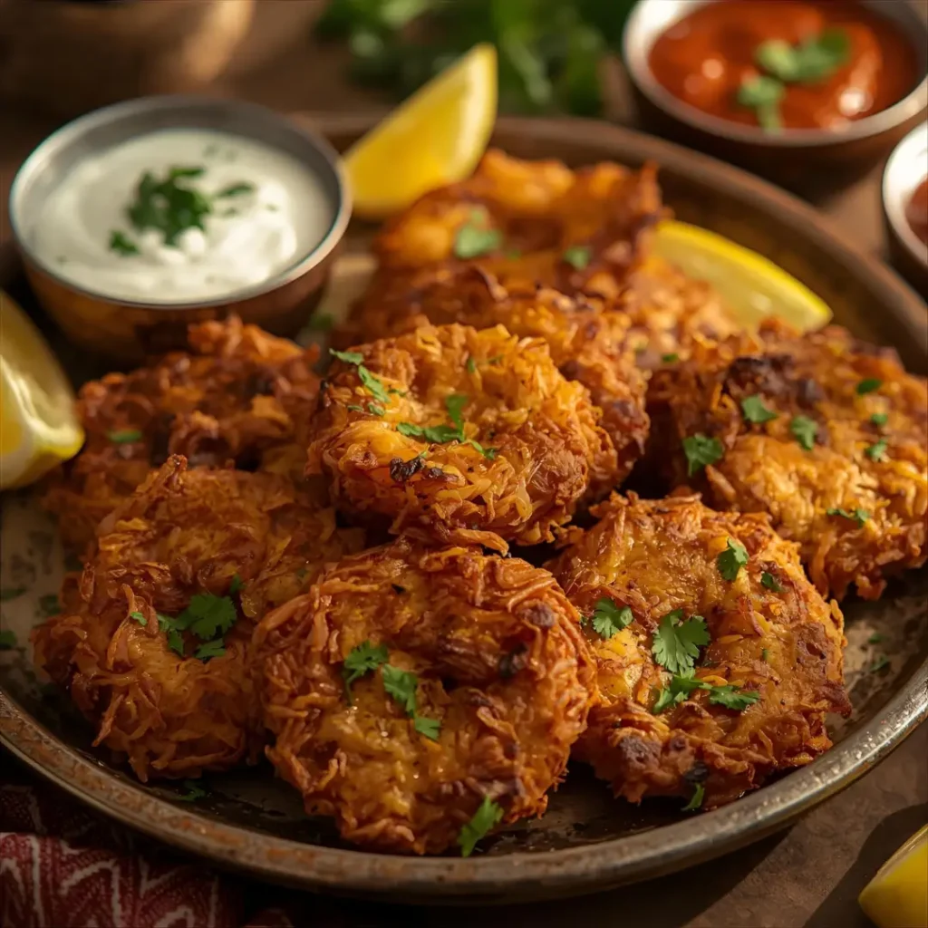 air fryer onion bhajis