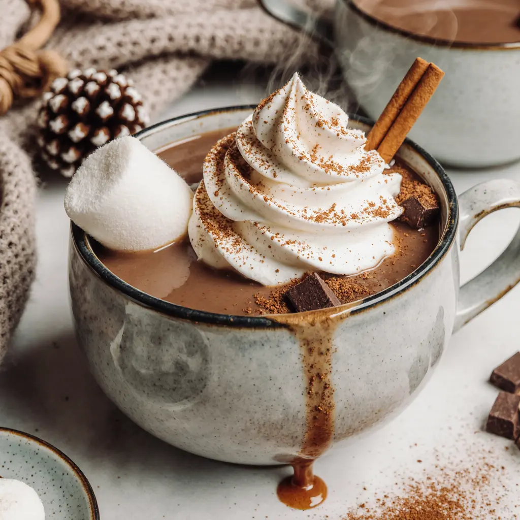 hot chocolate with marshmallows