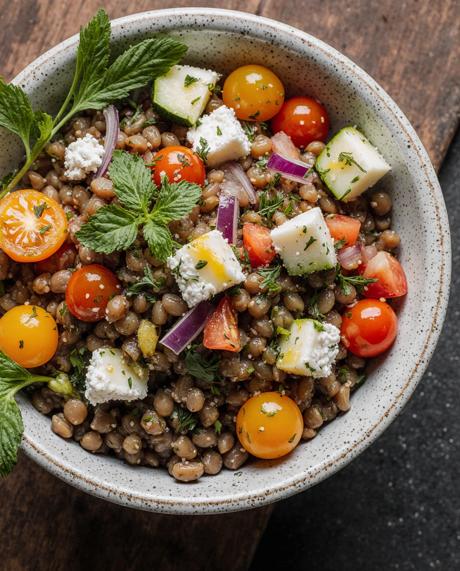 Mediterranean Lentil Salad with Fresh Herbs: Easy & Protein-Rich