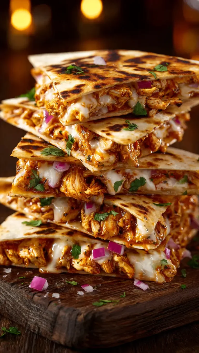BBQ chicken quesadillas