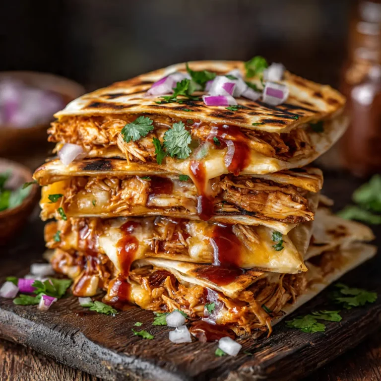 BBQ chicken quesadillas