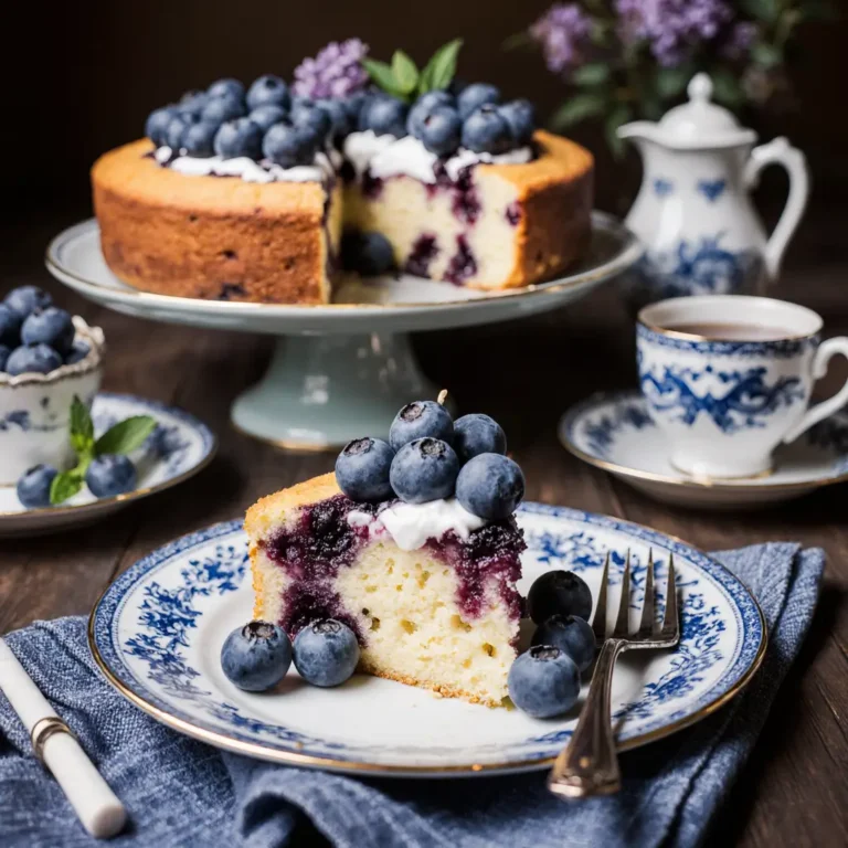 Irresistible Blueberry Yogurt Morning Cake Recipe