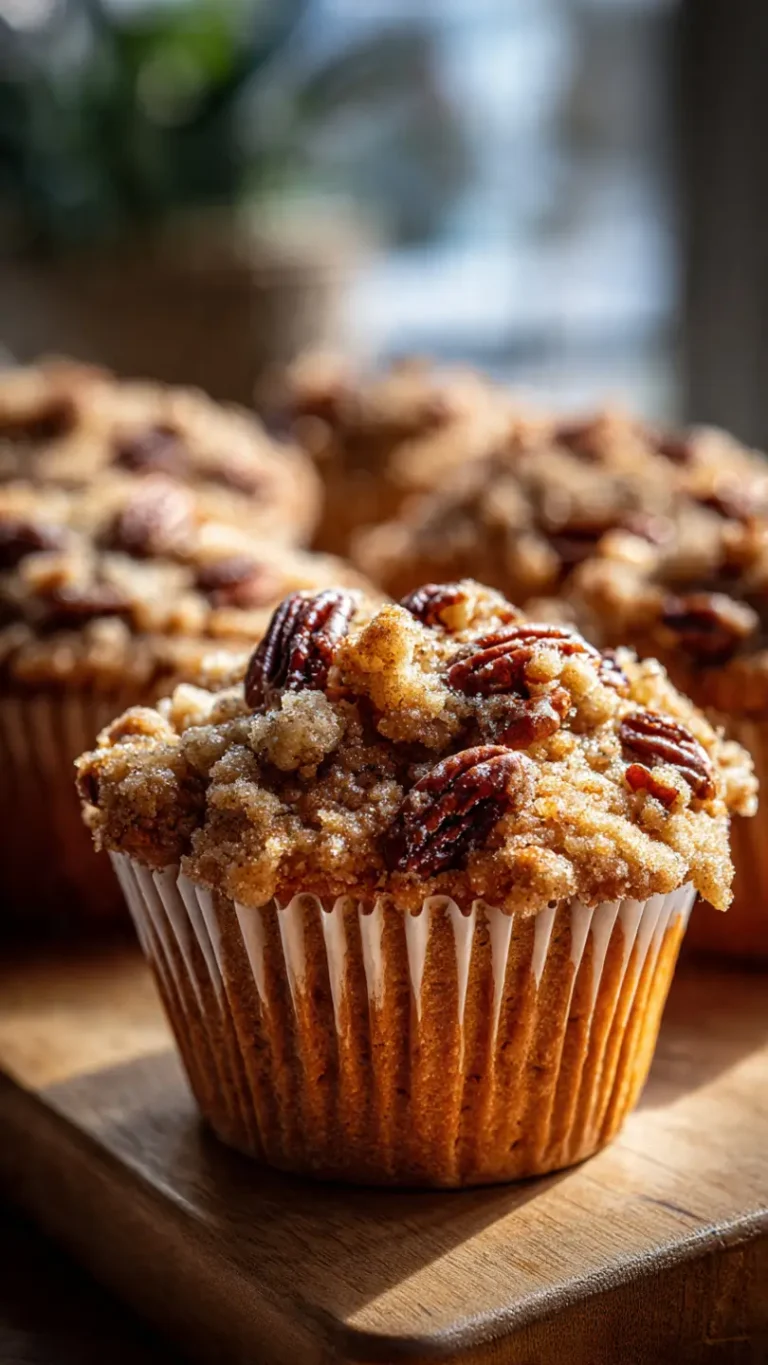 Delicious Pecan Pie Brown Sugar Muffins for Cozy Mornings
