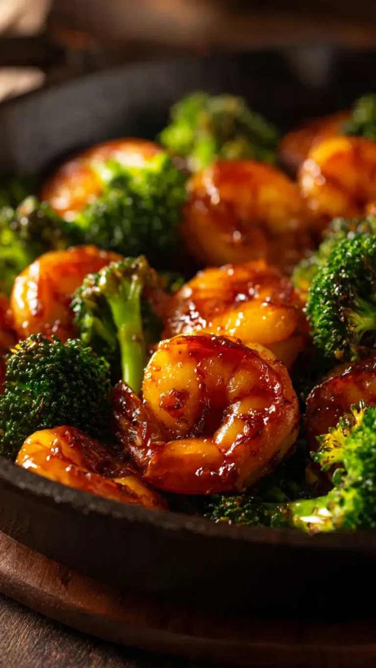 Easy Honey Garlic Shrimp, Sausage & Broccoli Recipe