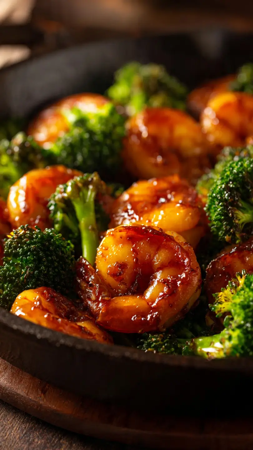 Easy Honey Garlic Shrimp, Sausage & Broccoli Recipe
