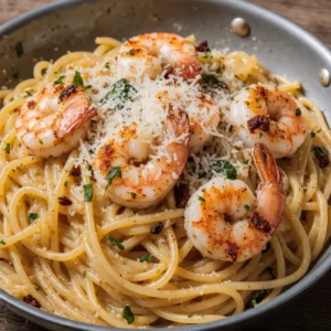 Garlic Shrimp Pasta
