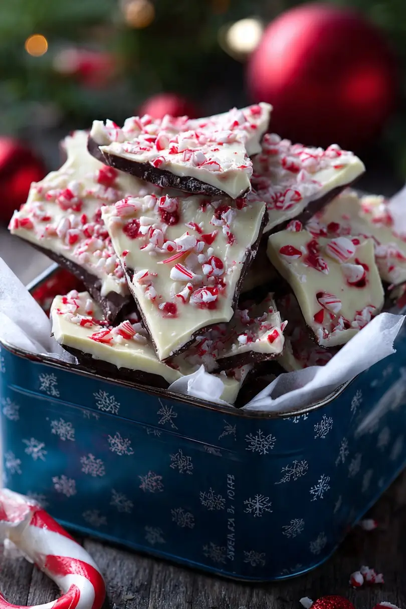 homemade peppermint bark