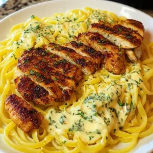 Creamy Velveeta Chicken Linguine with Mozzarella Garlic Sauce