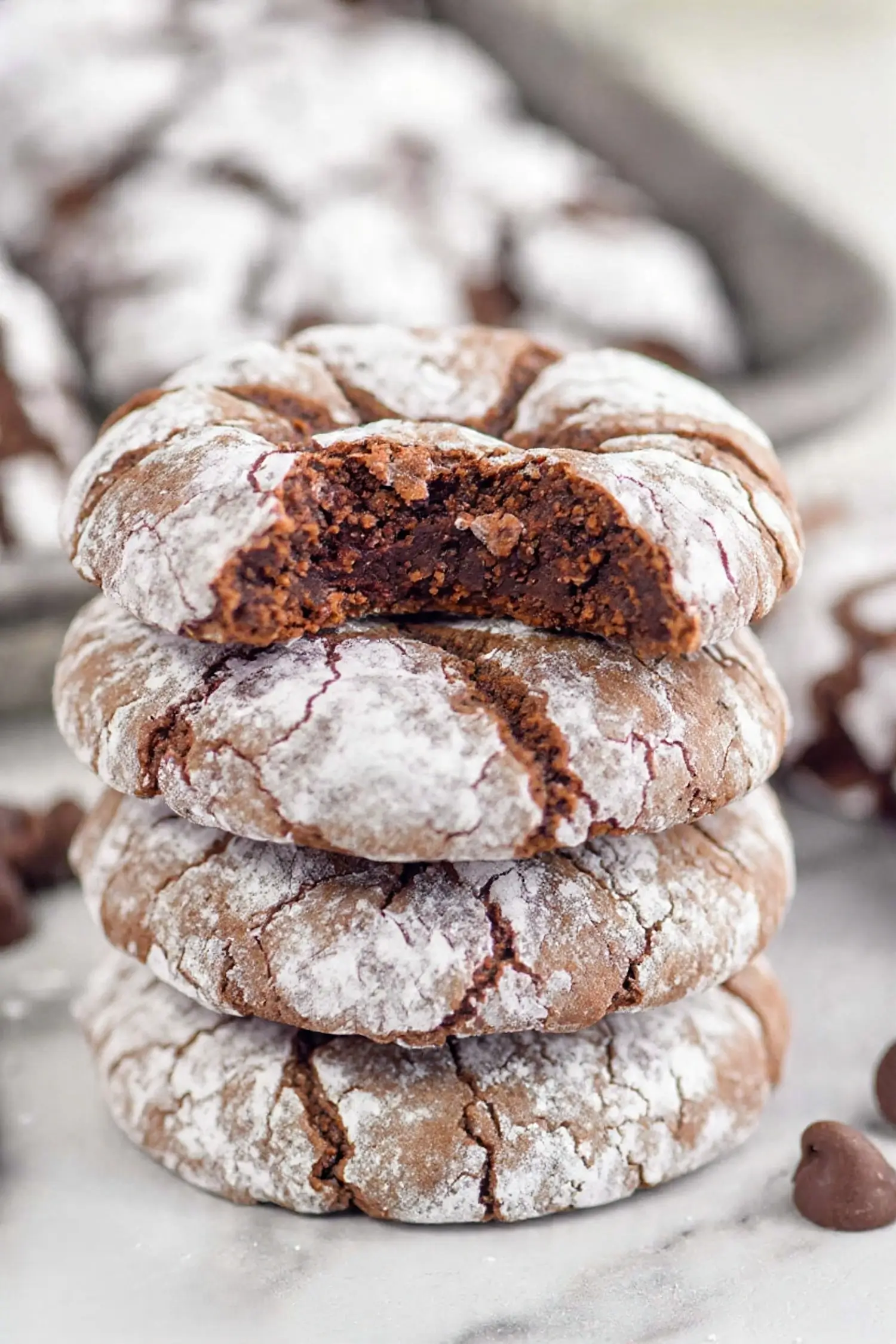 chocolate crinkle cookies