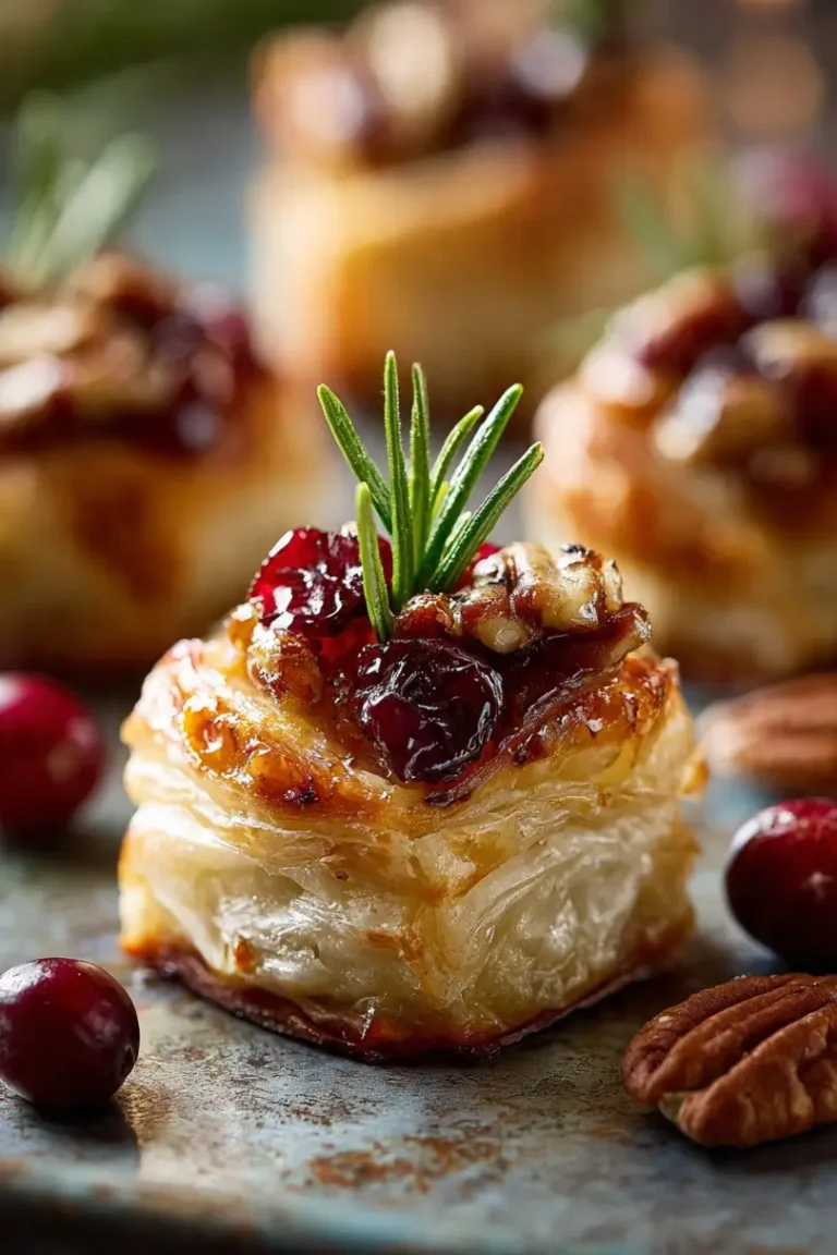 cranberry brie bites