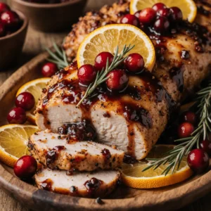 cranberry orange glazed turkey