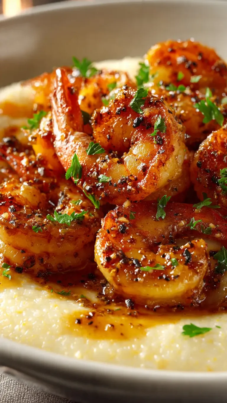 creamy garlic shrimp