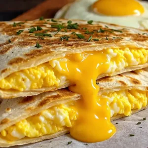 Egg and Cheese Breakfast Quesadillas