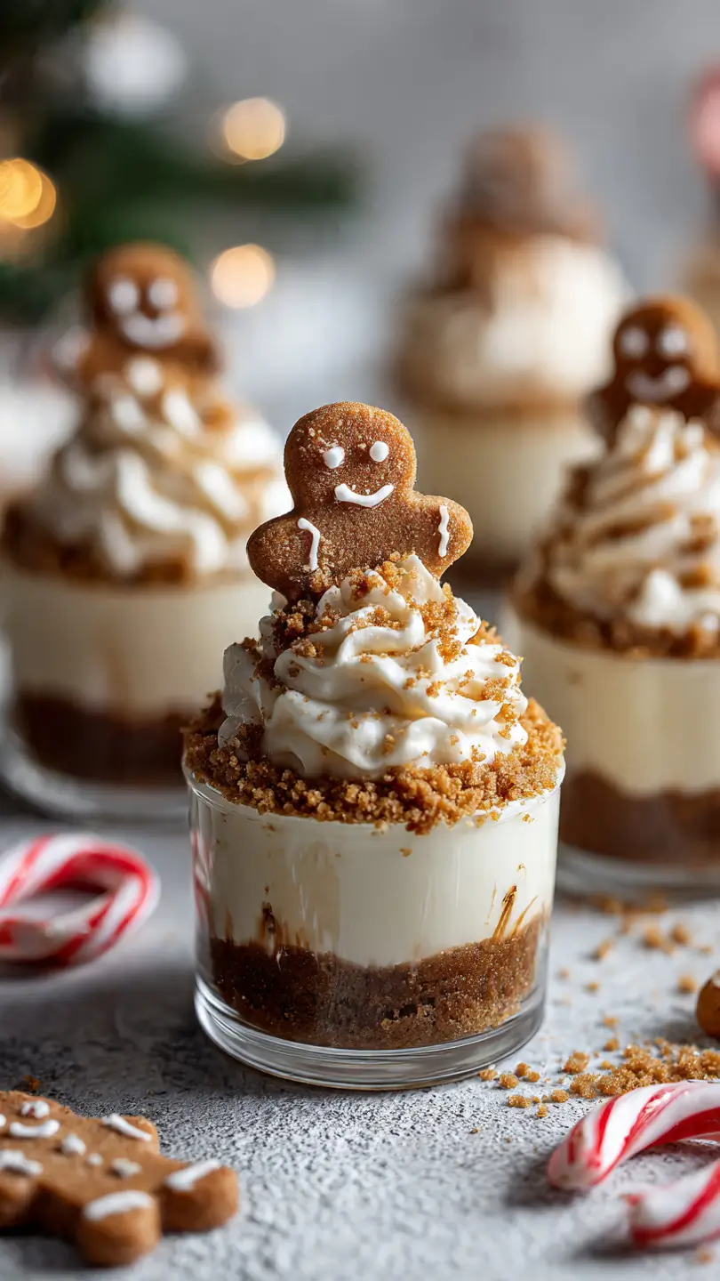 no-bake gingerbread cheesecake