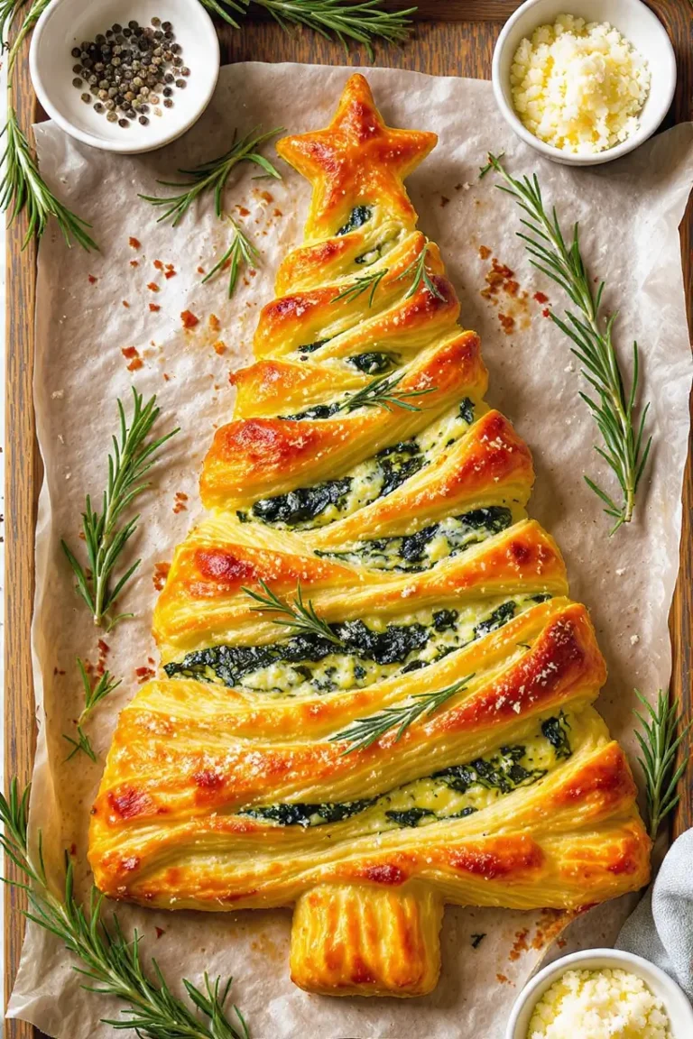 puff pastry Christmas tree