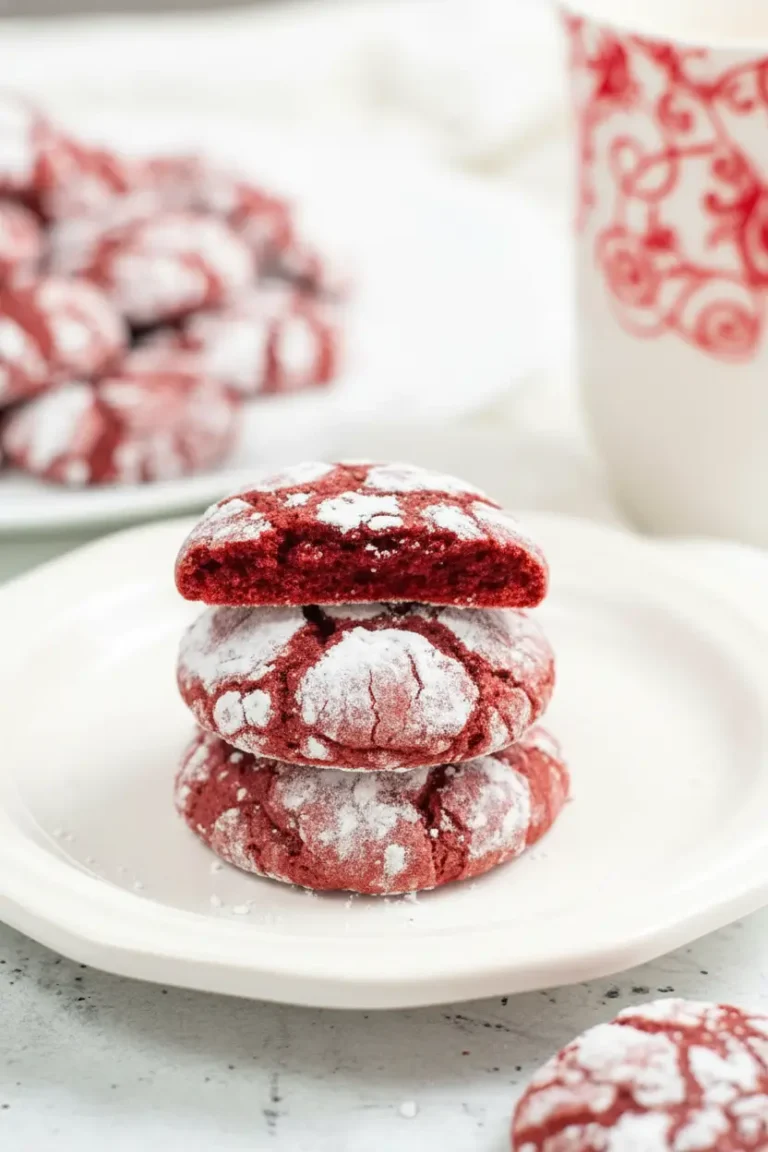 Irresistible Red Velvet Crinkle Cookies Recipe