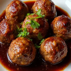 red wine braised meatballs