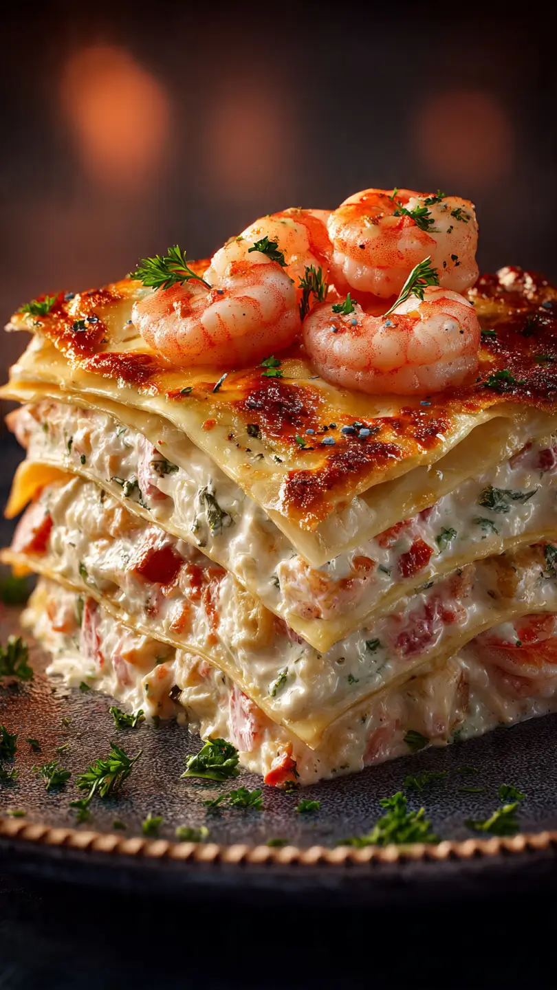shrimp crab lasagna