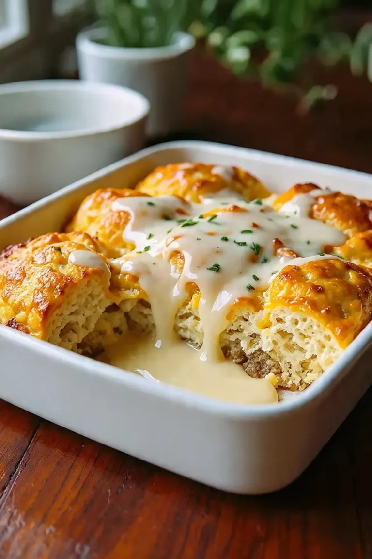 Southern biscuits and gravy