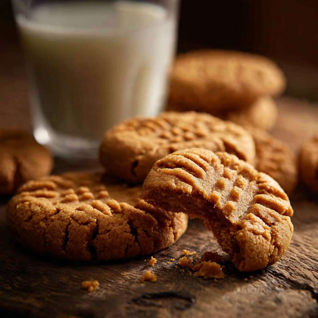 3-ingredient peanut butter cookies