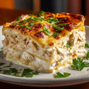 Creamy Chicken Lasagna Recipe Easy & Irresistible Comfort Meal