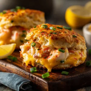 shrimp crab biscuit melts