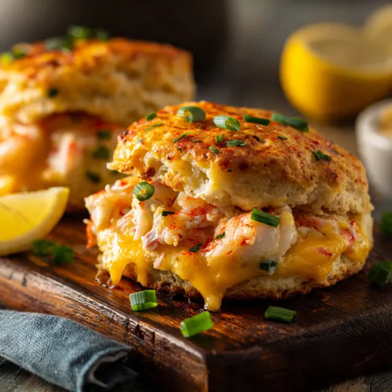 shrimp crab biscuit melts