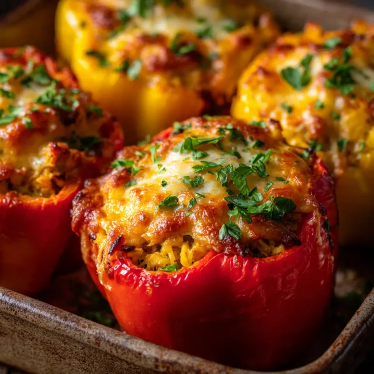 Stuffed Peppers with Ground