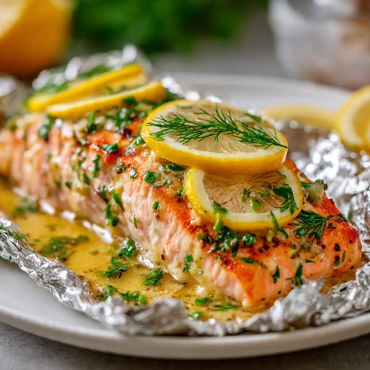 lemon garlic butter salmon