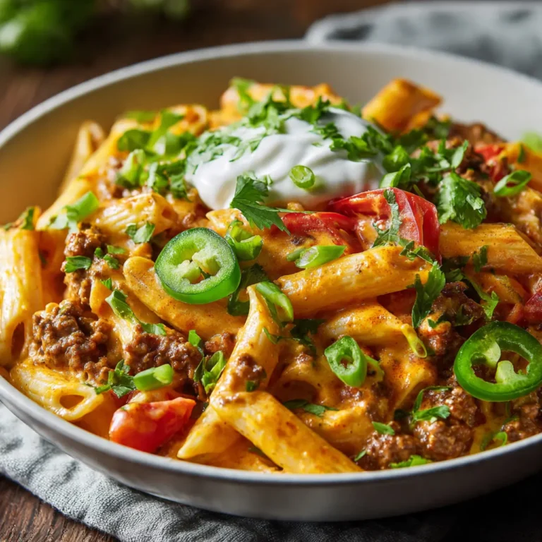 one-pot cheesy taco pasta