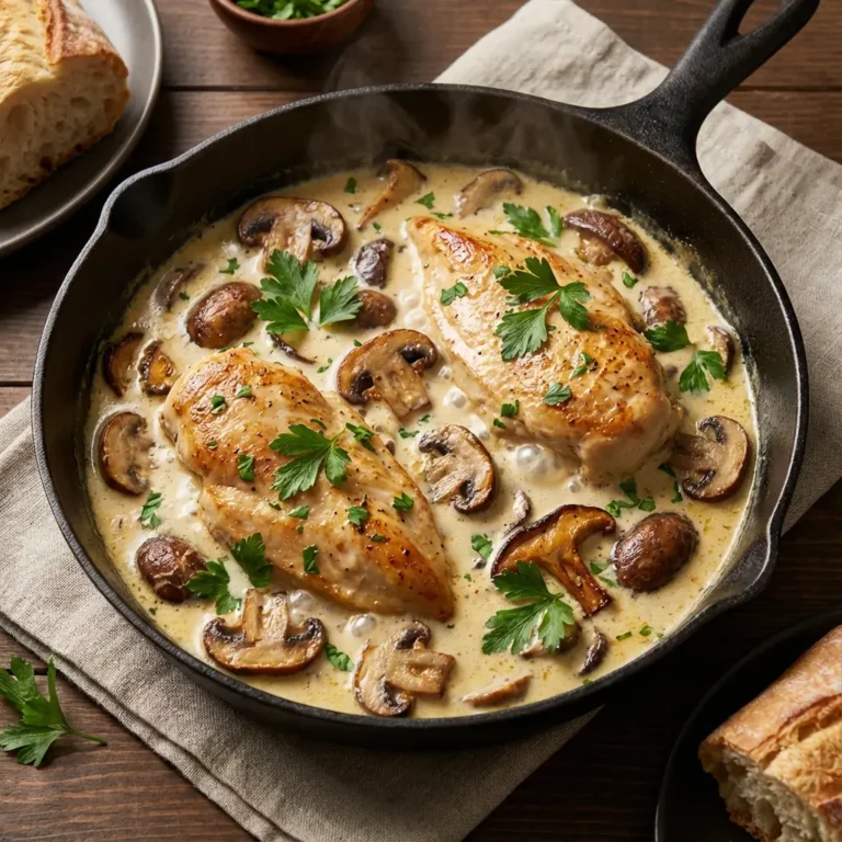 creamy mushroom chicken