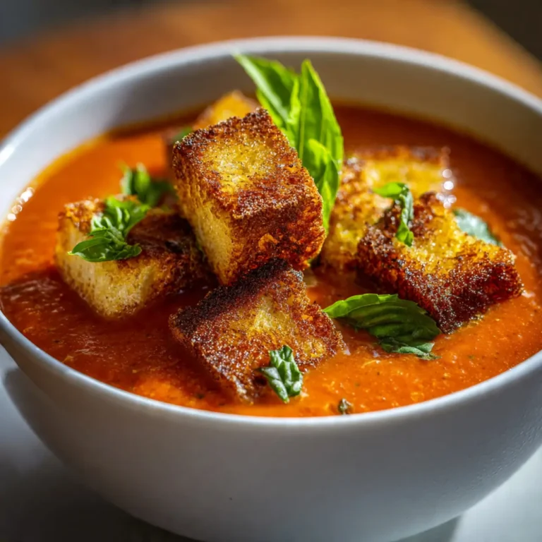 creamy tomato basil soup