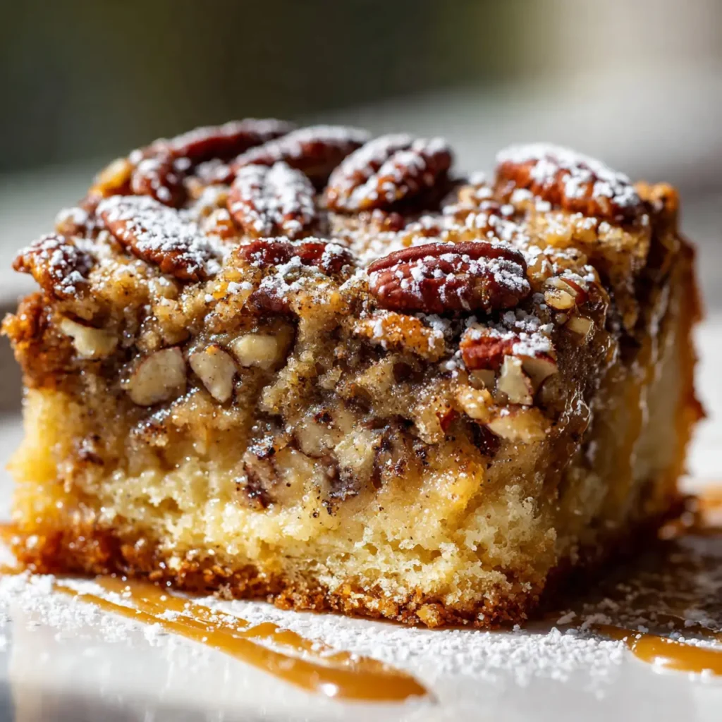 gooey butter pecan cake