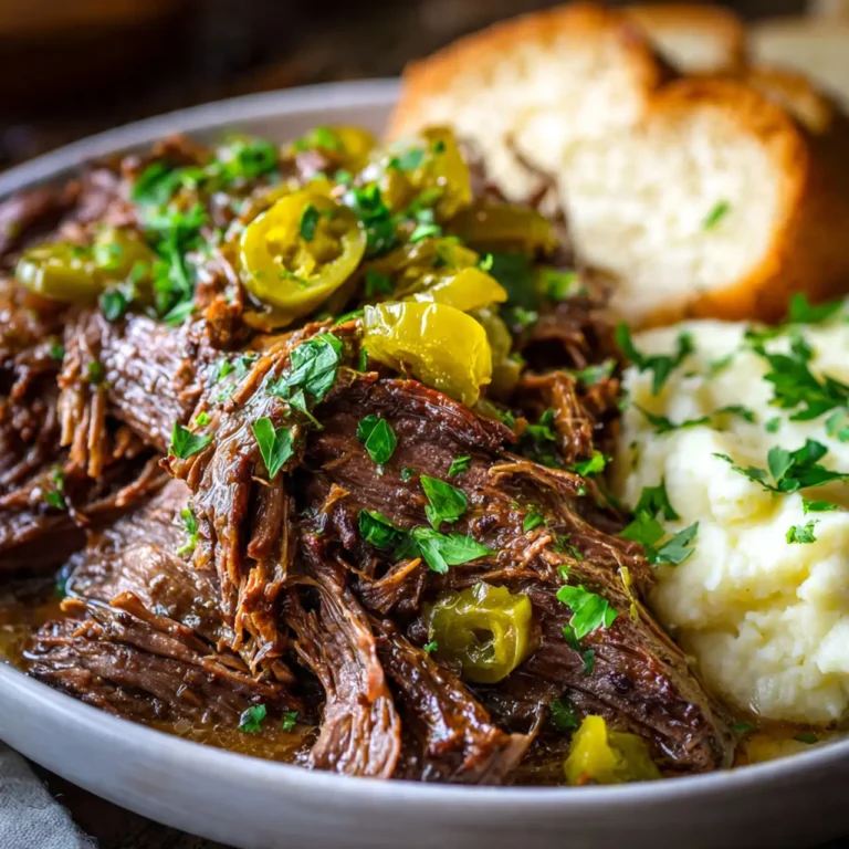 slow cooker Mississippi pot roast
